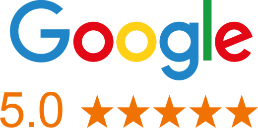 Google — nota 5,0 com 5 estrelas